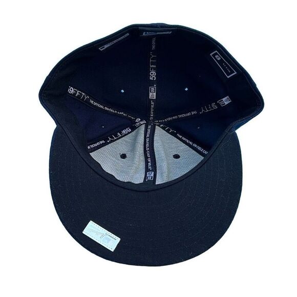 New Era Men's Blue Boston Red Sox Quick Alternate 59Fifty Fitted Cap Hat - Picture 3 of 9